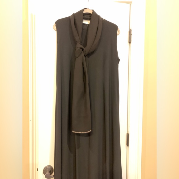 Black abaya with sequins - Picture 6 of 7